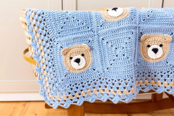 Easy Crochet Pattern Teddy Bear Blanket - Image 4