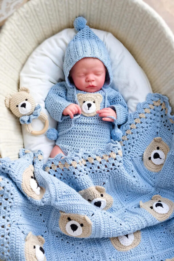 Easy Crochet Pattern Teddy Bear Blanket - Image 5